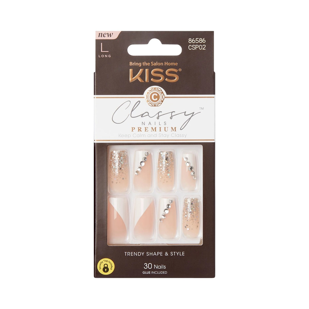 KISS Premium Classy Press-On Nails 33 Ct (Pack of 36) - view 2