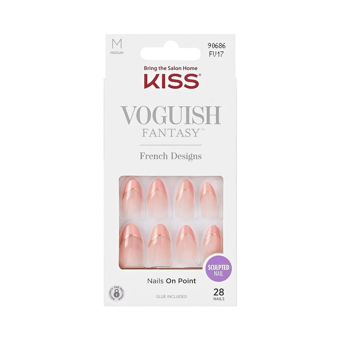 KISS Voguish Fantasy French Press-On Nails Medium (Pack of 36)