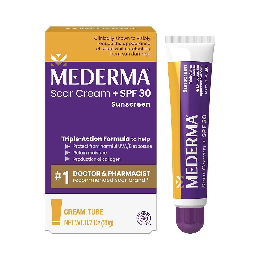 Mederma Scar Cream Plus SPF 30 0.7 Oz (Pack of 24)