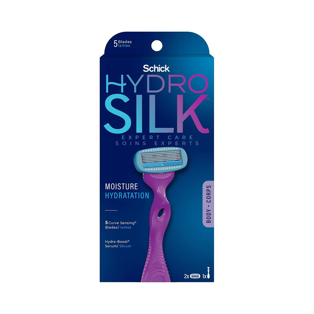 Schick Hydro Silk Moisture Razor 1 Razor (Pack of 12)