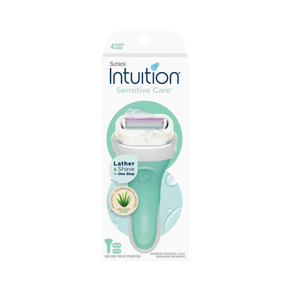 Schick Intuition Sensitive Care Women's Razor 1 Ea (Pack of 16)