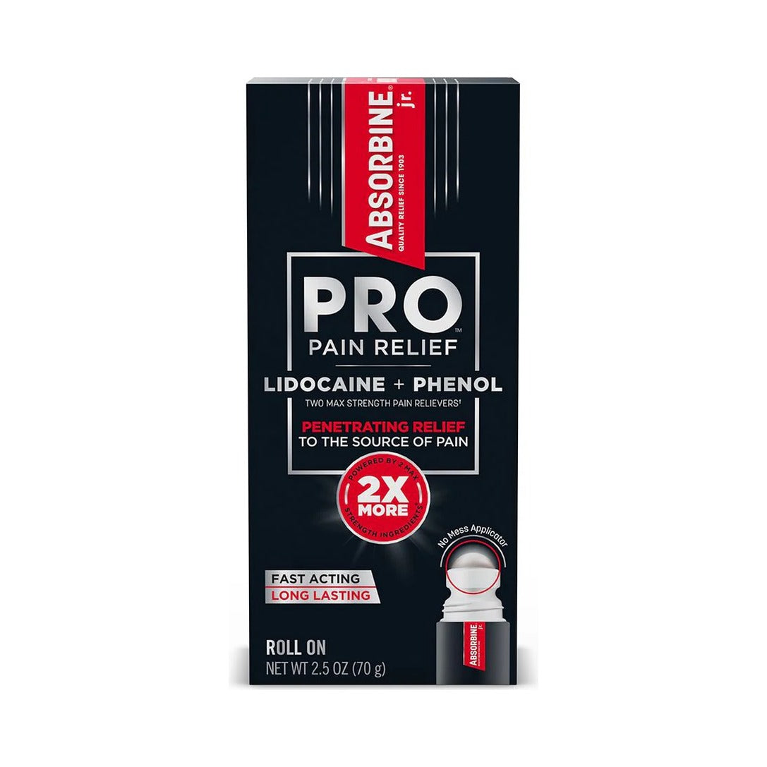 Absorbine Jr. Pro No-Mess Roll-On 2.5 Oz (Pack of 12)