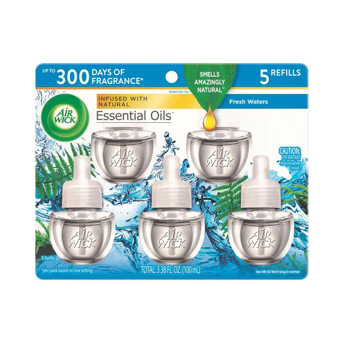 Air Wick Plug-In Scented Oil Refills Fresh Waters (Pack of 5) - view 3
