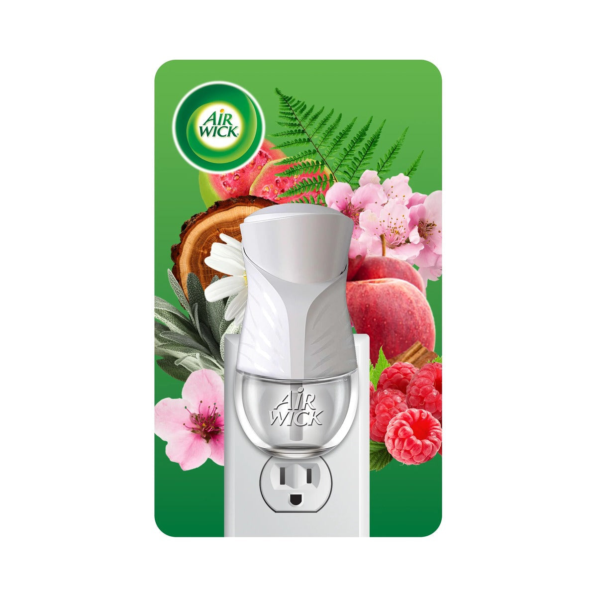 Air Wick Plug-In Air Freshener Scented Oil Warmer Device White (Pack of 6)