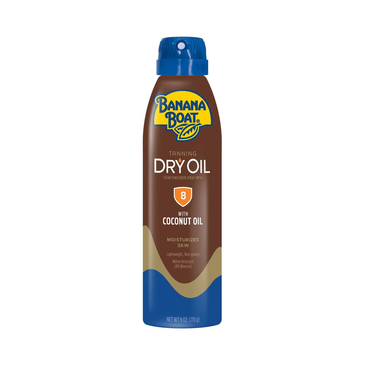 Banana Boat Dry Oil Clear Sunscreen Spray SPF 8 6 Oz (Pack of 12) - view 2