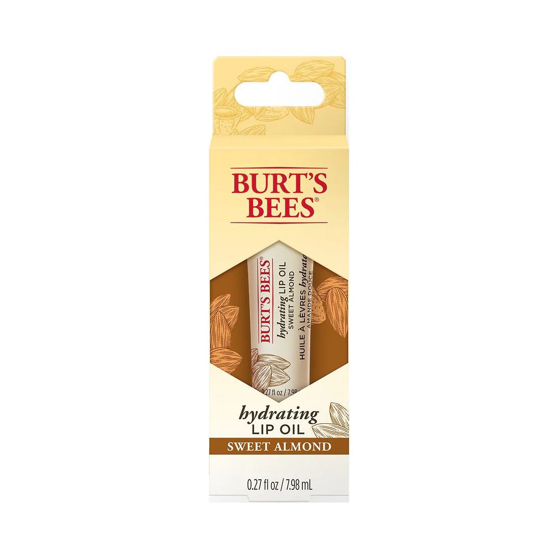 Burt's Bees Hydrating Lip Oil with Sweet Almond Oil 0.27 Oz (Pack of 32)