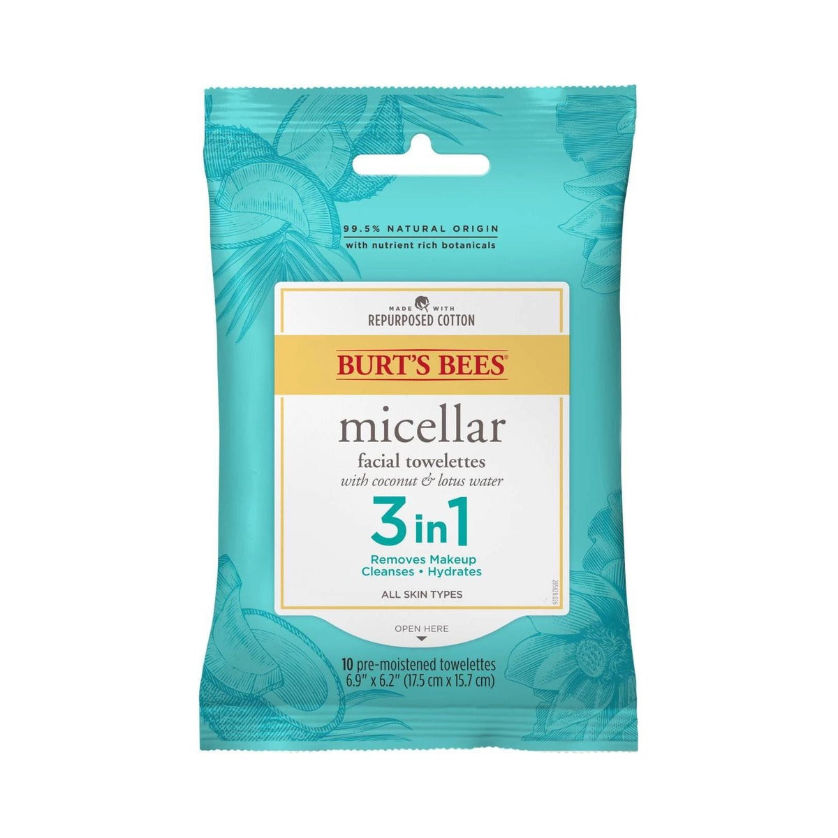 Burt's Bees Micellar Makeup Removing Towelettes (Pack of 32) - view 2