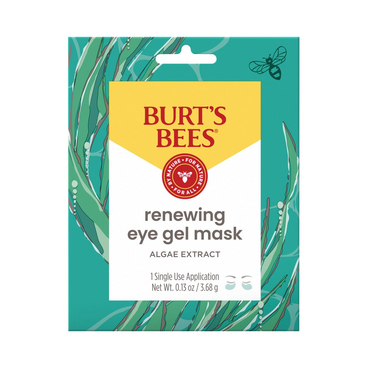 Burt's Bees Renewing Hydrogel Eye Mask 1 Count (Pack of 48) - view 2