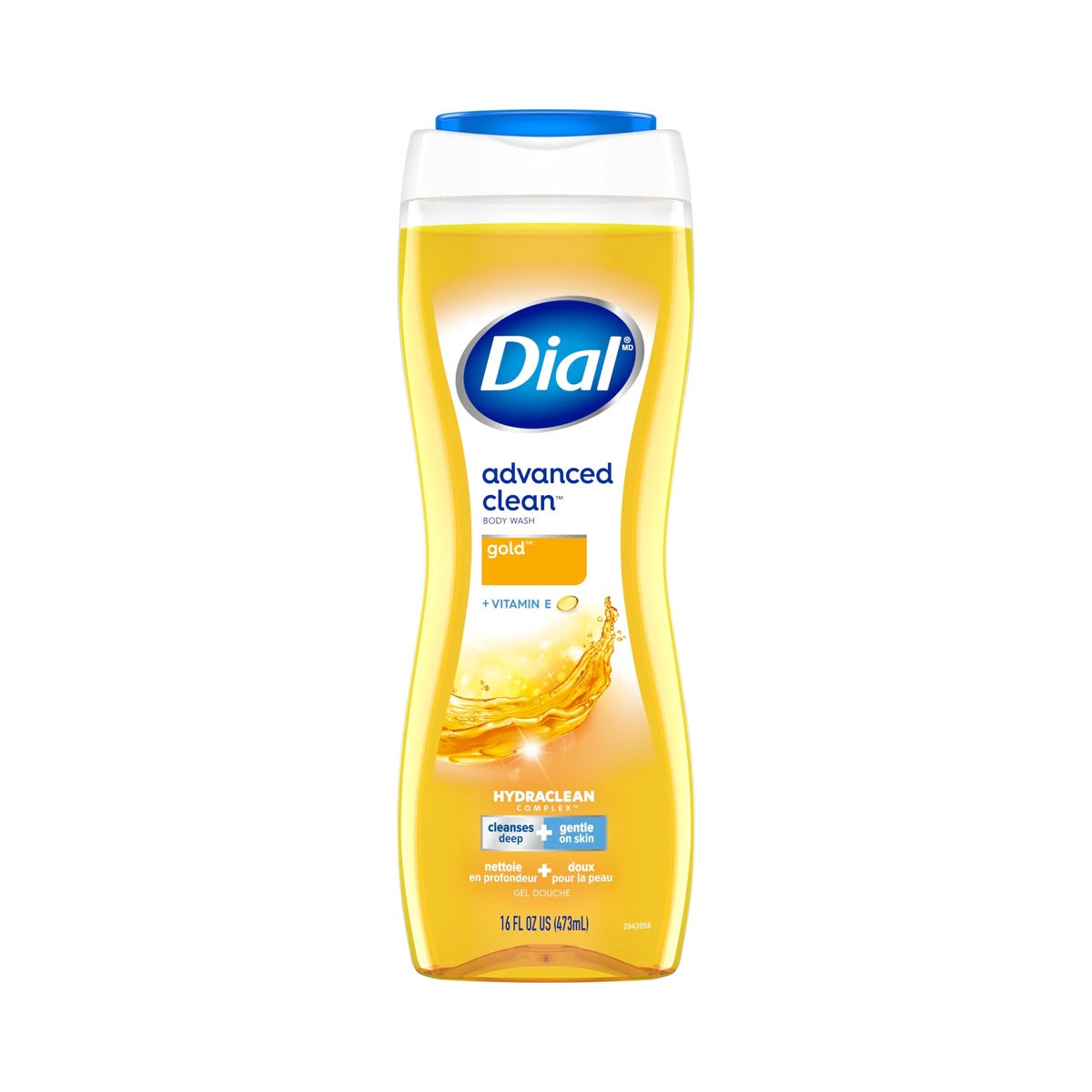 Dial Advanced Clean Body Wash Gold 16 Oz (Pack of 6)