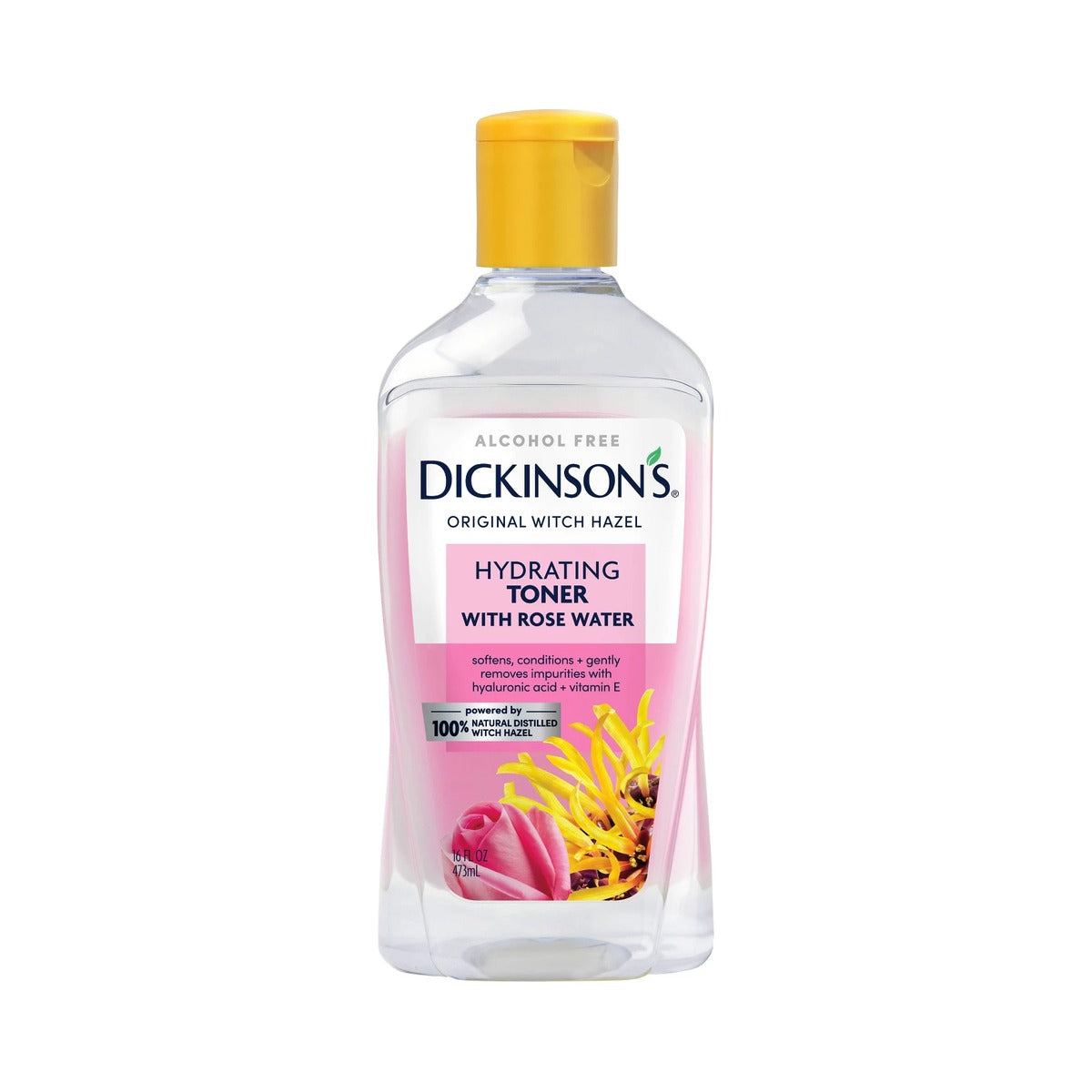 Dickinson's Enhanced Witch Hazel Rosewater Toner 16 fl oz (Pack of 6) - view 3
