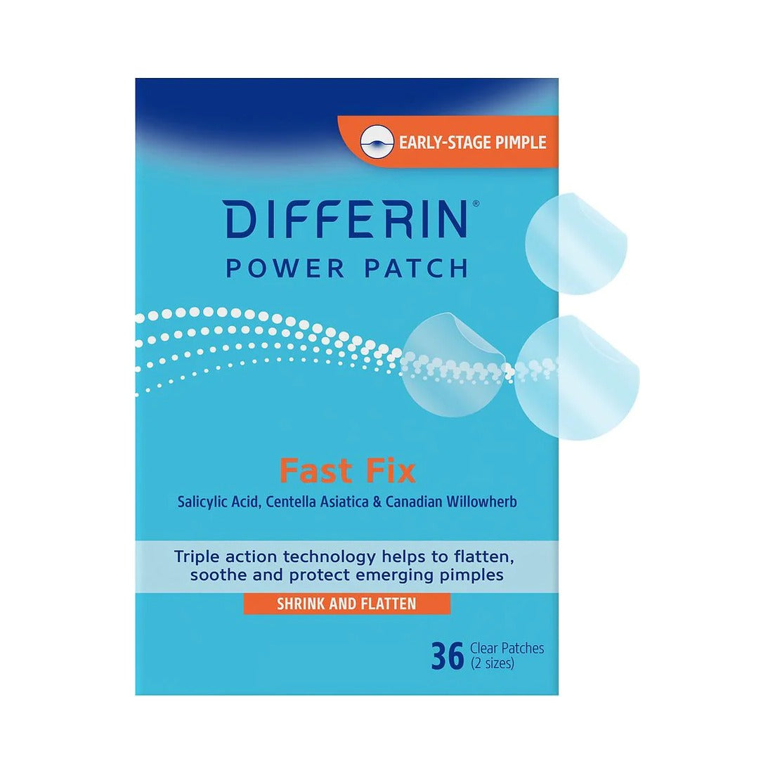 Differin Fast Fix Salicylic Acid Pimple Patches 36ct (Pack of 12)
