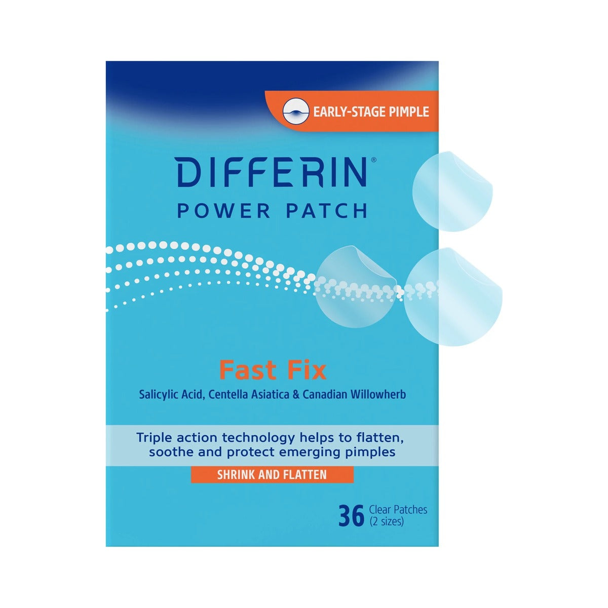 Differin Fast Fix Salicylic Acid Pimple Patches 36ct (Pack of 12) - view 2