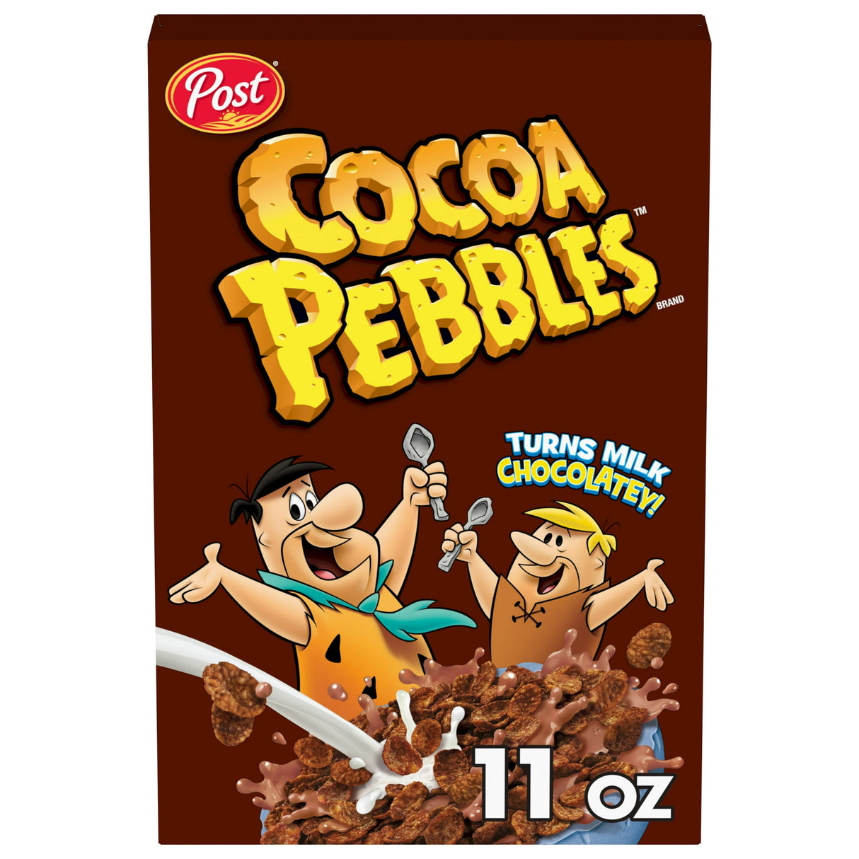 Post Cocoa PEBBLES Breakfast Cereal - 11 OZ (Pack of 12)
