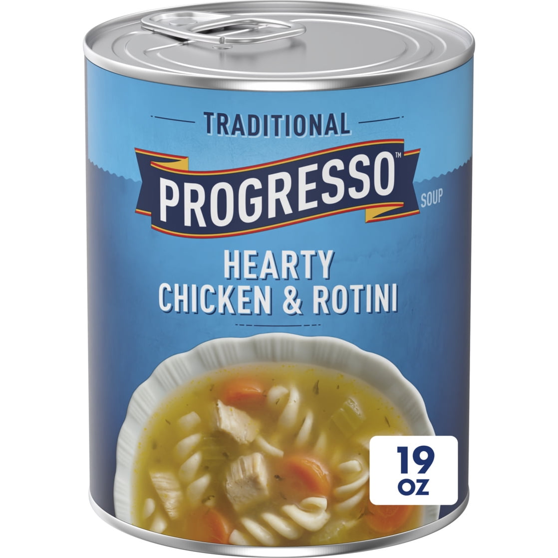 Progresso Traditional Hearty Chicken & Rotini Canned Soup 19 OZ (Pack of 12)