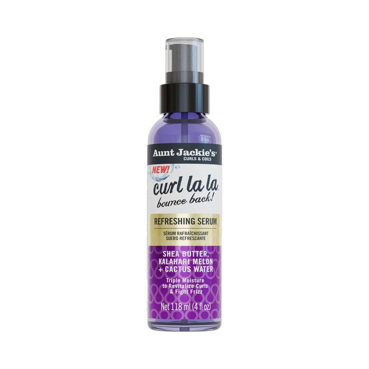 Aunt Jackie's Curls & Coils Curl La La Bounce Serum 4 Oz (Pack of 12)