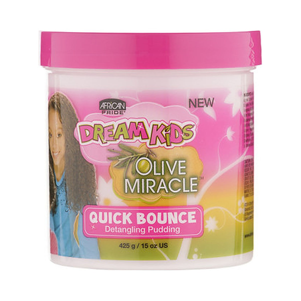 African Pride Dream Kids Olive Miracle Detangling Pudding 15 Oz (Pack of 12)
