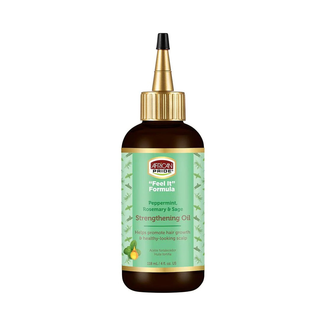 African Pride Feel It Formula Strengthening Oil 4 Fl Oz (Pack of 6)