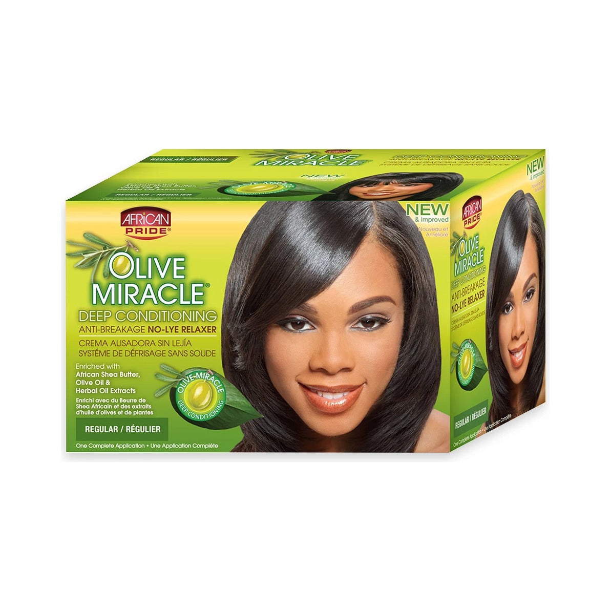 African Pride Olive Miracle Regular Relaxer Kit (Pack of 12) - view 3