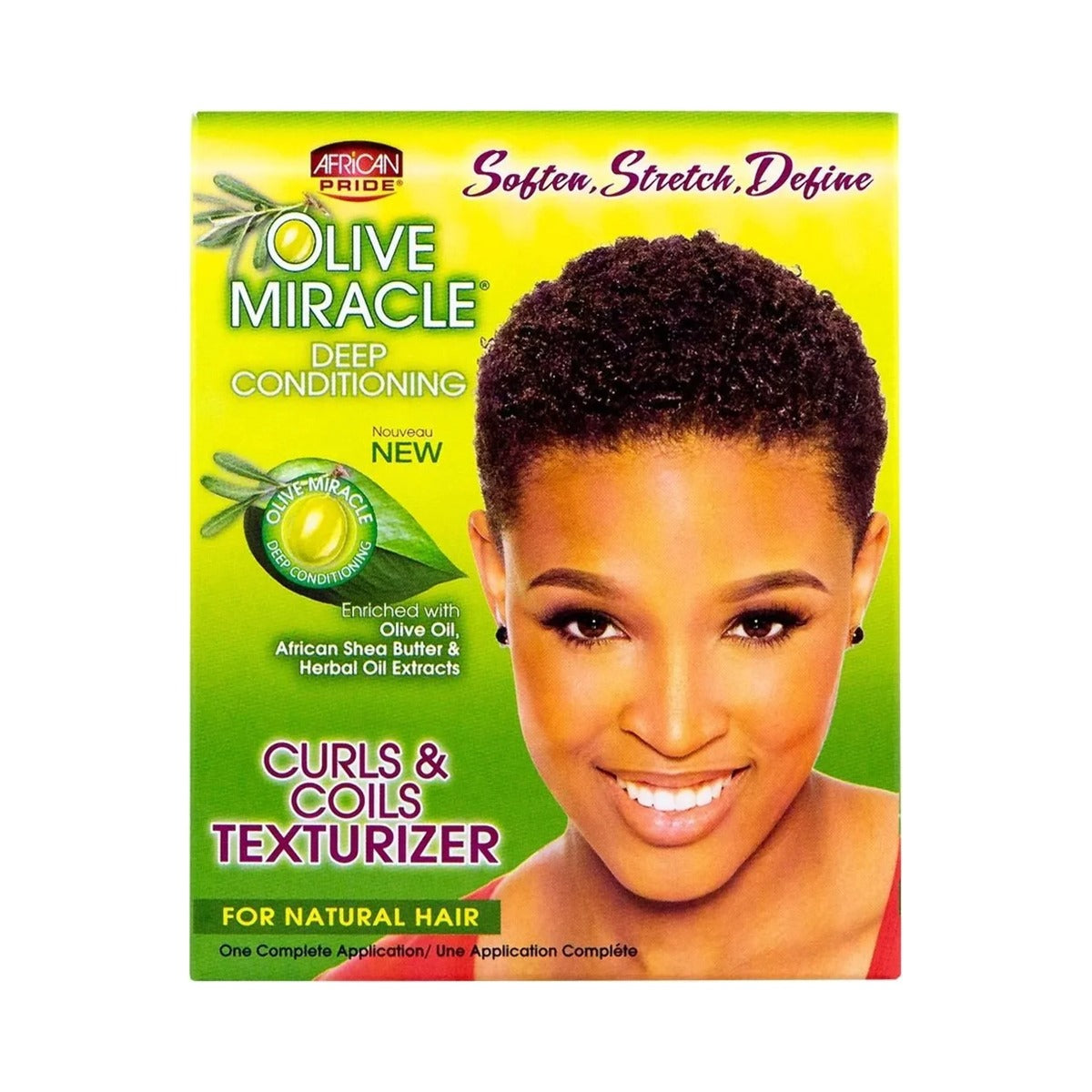 African Pride Olive Miracle Curls & Coils Texturizer (Pack of 12)