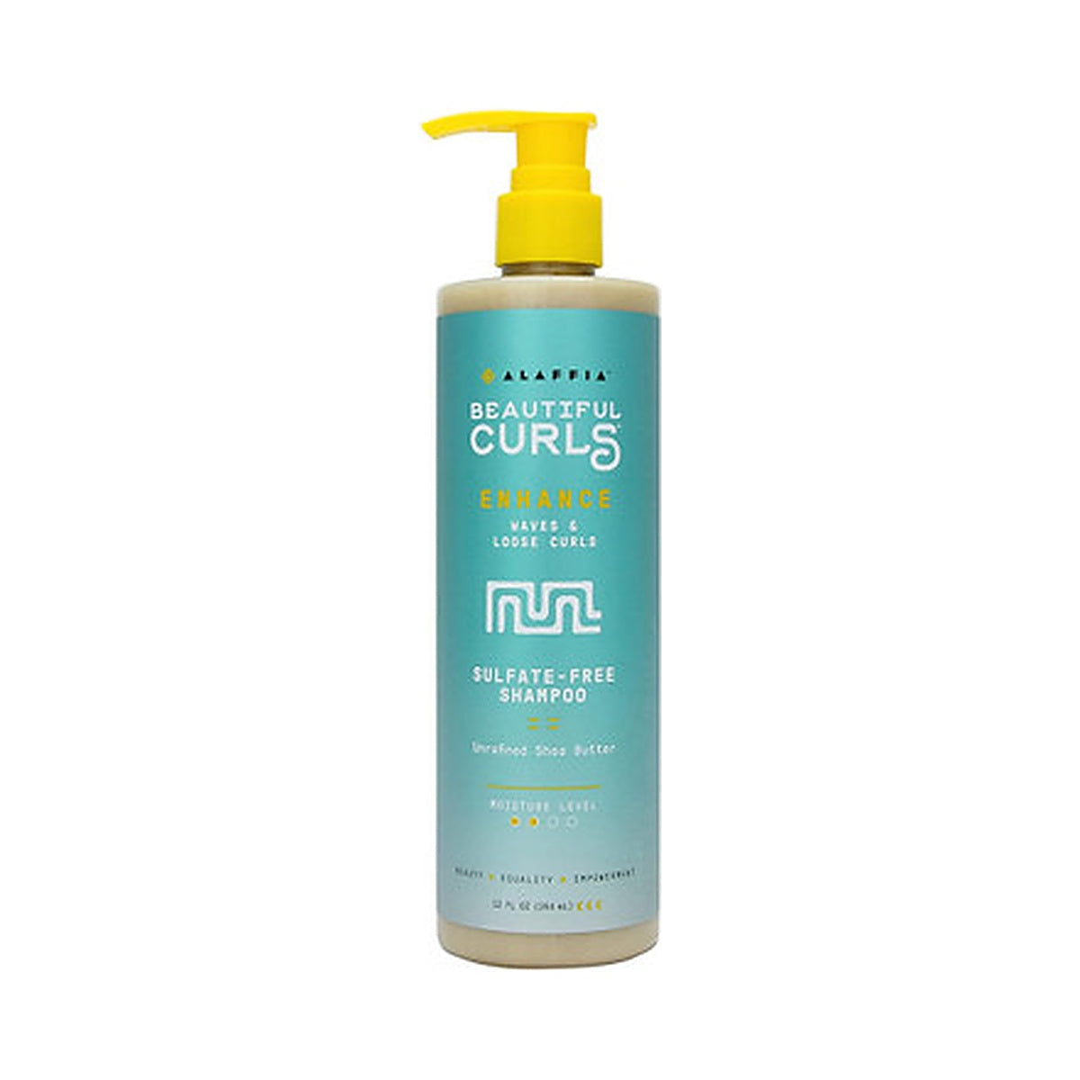 Alaffia Beautiful Curls Enhancing Shampoo 12 Oz (Pack of 6)