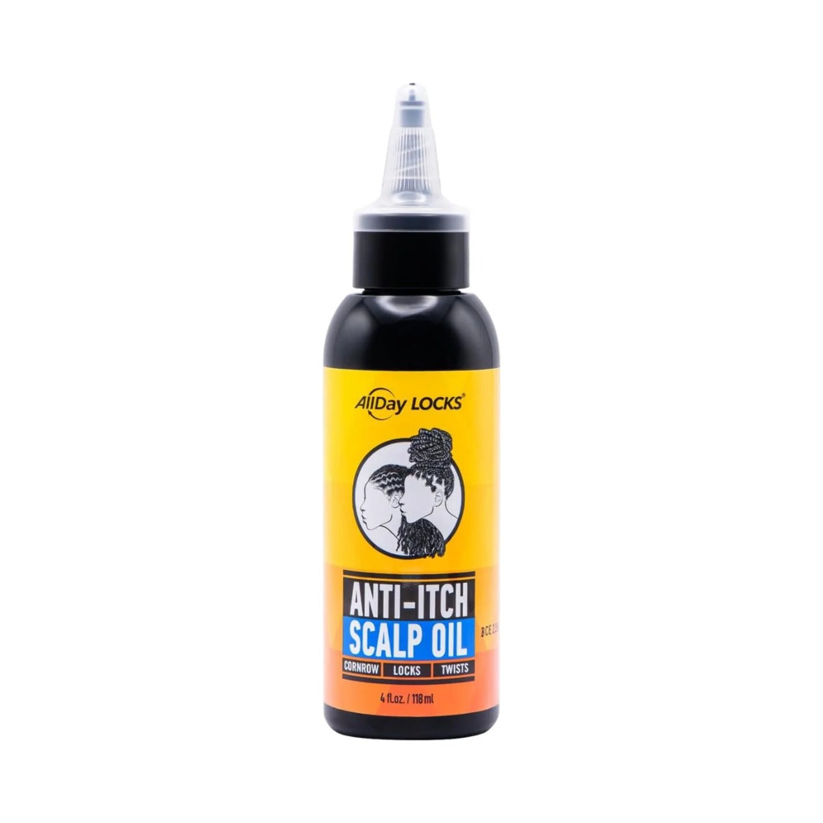 Allday Locks Anti Itch Scalp Oil 4 Oz (Pack of 12)