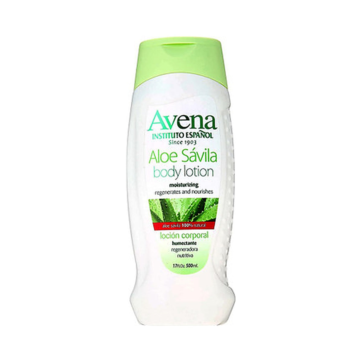Avena Instituto Espanol Aloe Vera Body Lotion 17 Oz (Pack of 6)