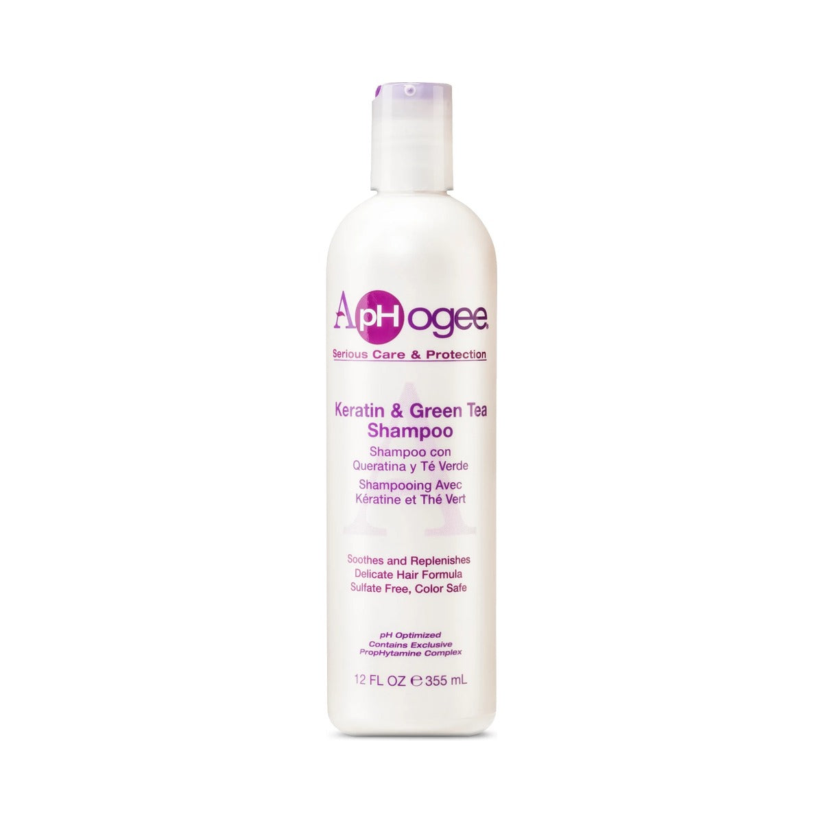 ApHogee Keratin & Green Tea Shampoo 12 Oz (Pack of 6)