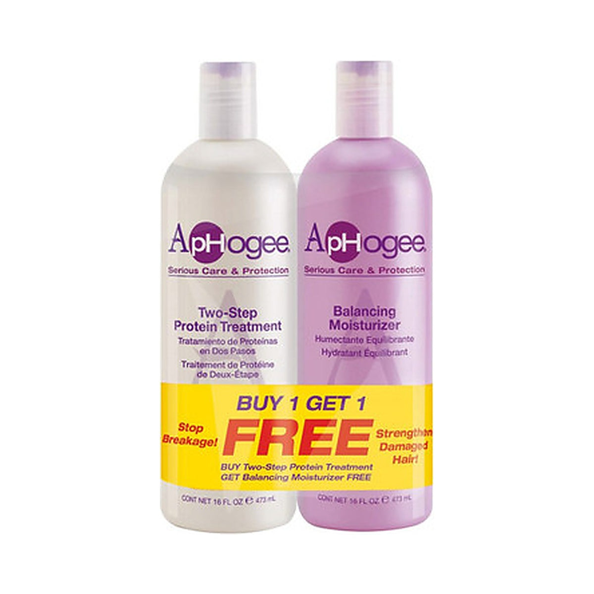 ApHogee Two Step Treatment & Balancing Moisturizer 16 Oz (Pack of 6)