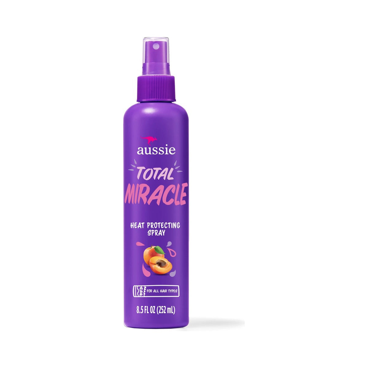 Aussie Total Miracle Heat Protecting Spray 8.5 Oz (Pack of 12)