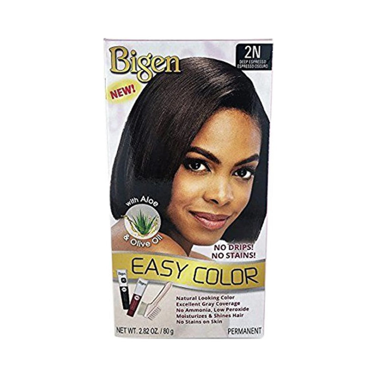 Bigen Easy Permanent Hair Dye Deep Espresso 2.82 Oz (Pack of 12)