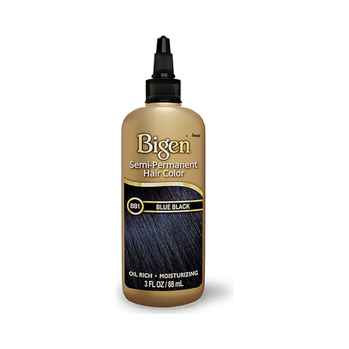 Bigen Semi Permanent Hair Color Blue Black (Pack of 36)