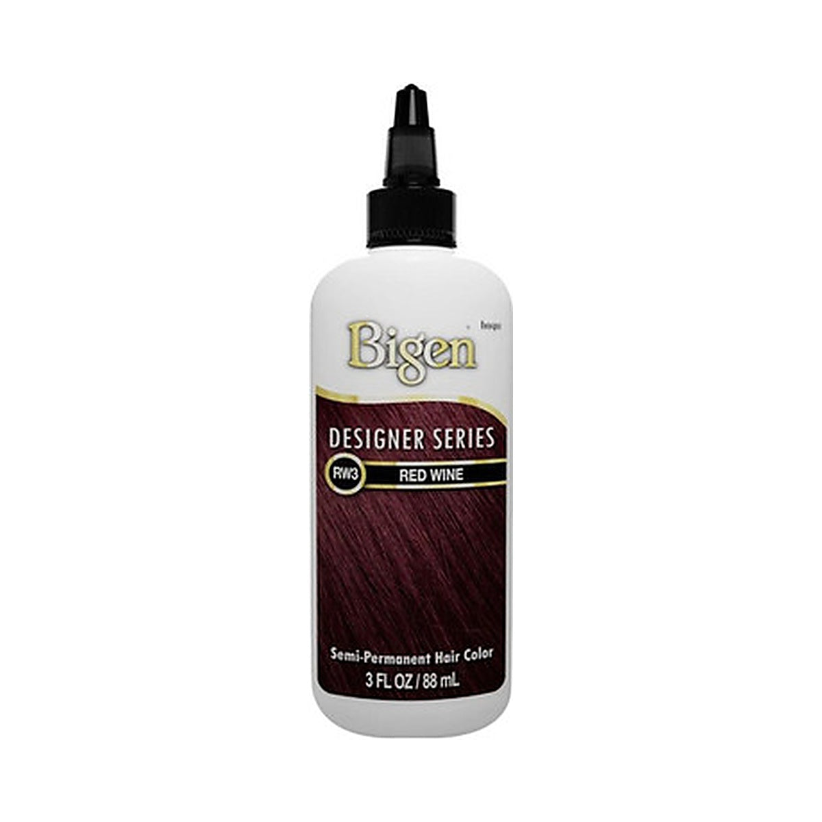 Bigen Designer Series Semi-Permanent Hair Color RW3 Red Wine 3 Oz (Pack of 36)