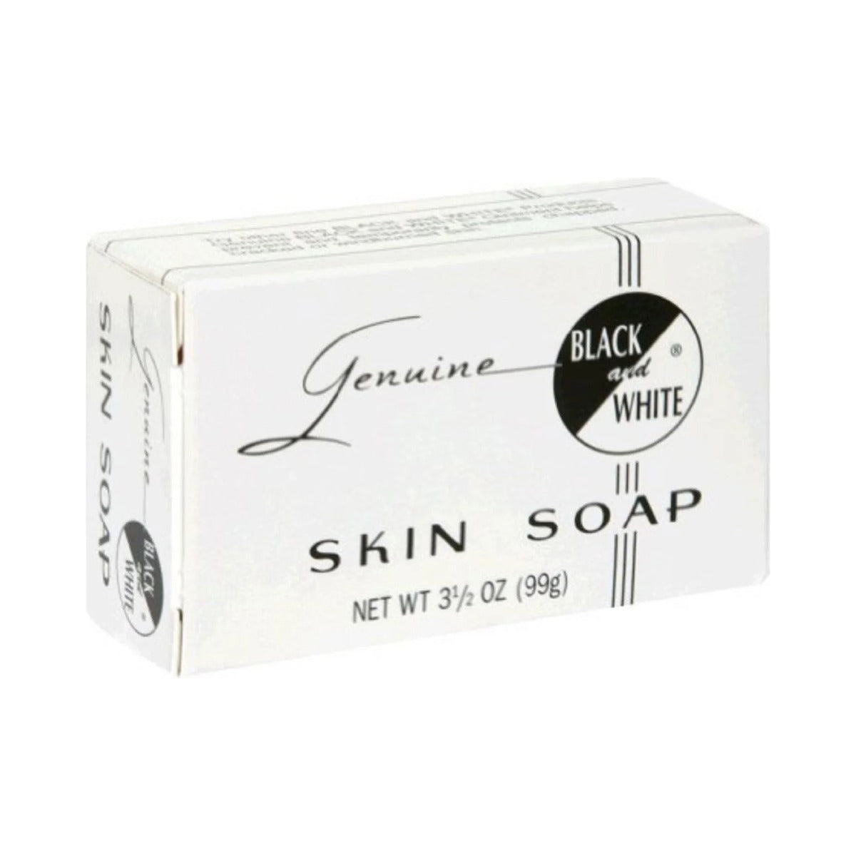 Black & White Genuine Skin Soap 3.5 Oz (Pack of 12)