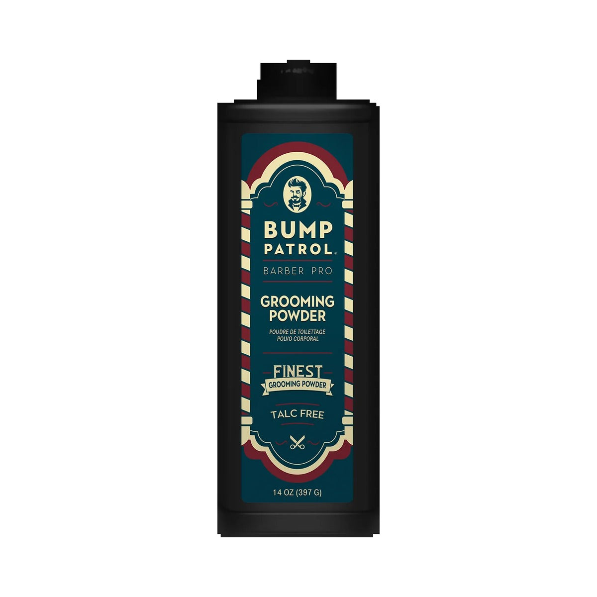 Bump Patrol Barber Pro Grooming Powder 14 Oz (Pack of 12)