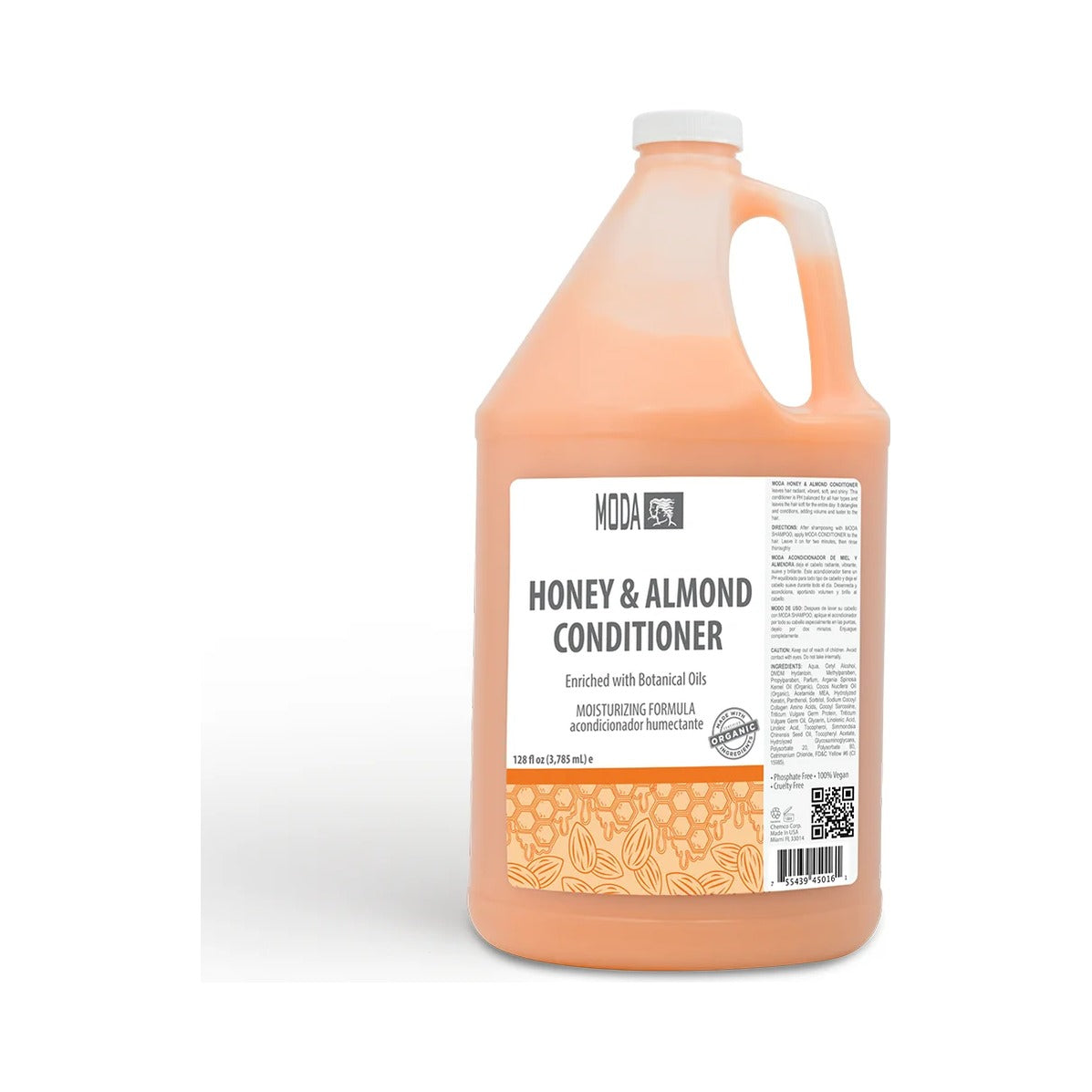 Moda Moisturizing Conditioner Honey Almond 128 Oz (Pack of 4)