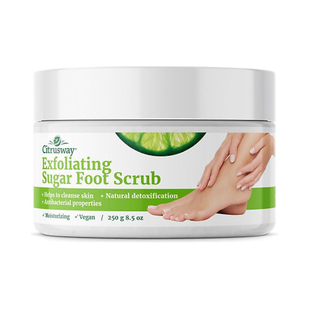 Citrusway Exfoliating Foot Sugar Scrub 8.5 Oz (Pack of 12)