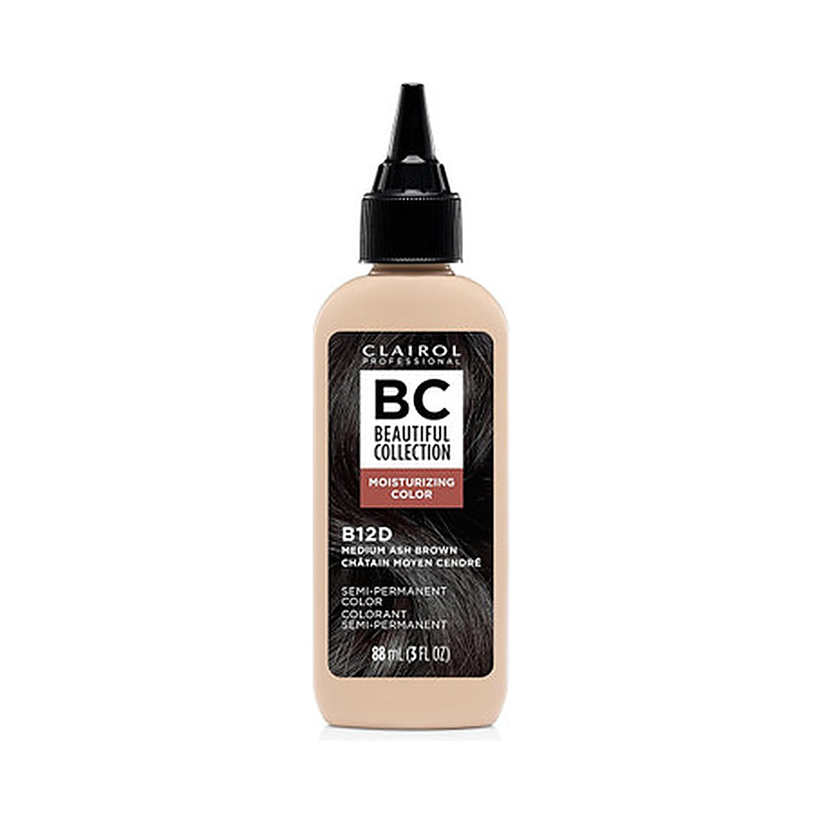 Clairol Beautiful Collection 12D Medium Ash Brown 3 Oz (Pack of 48)