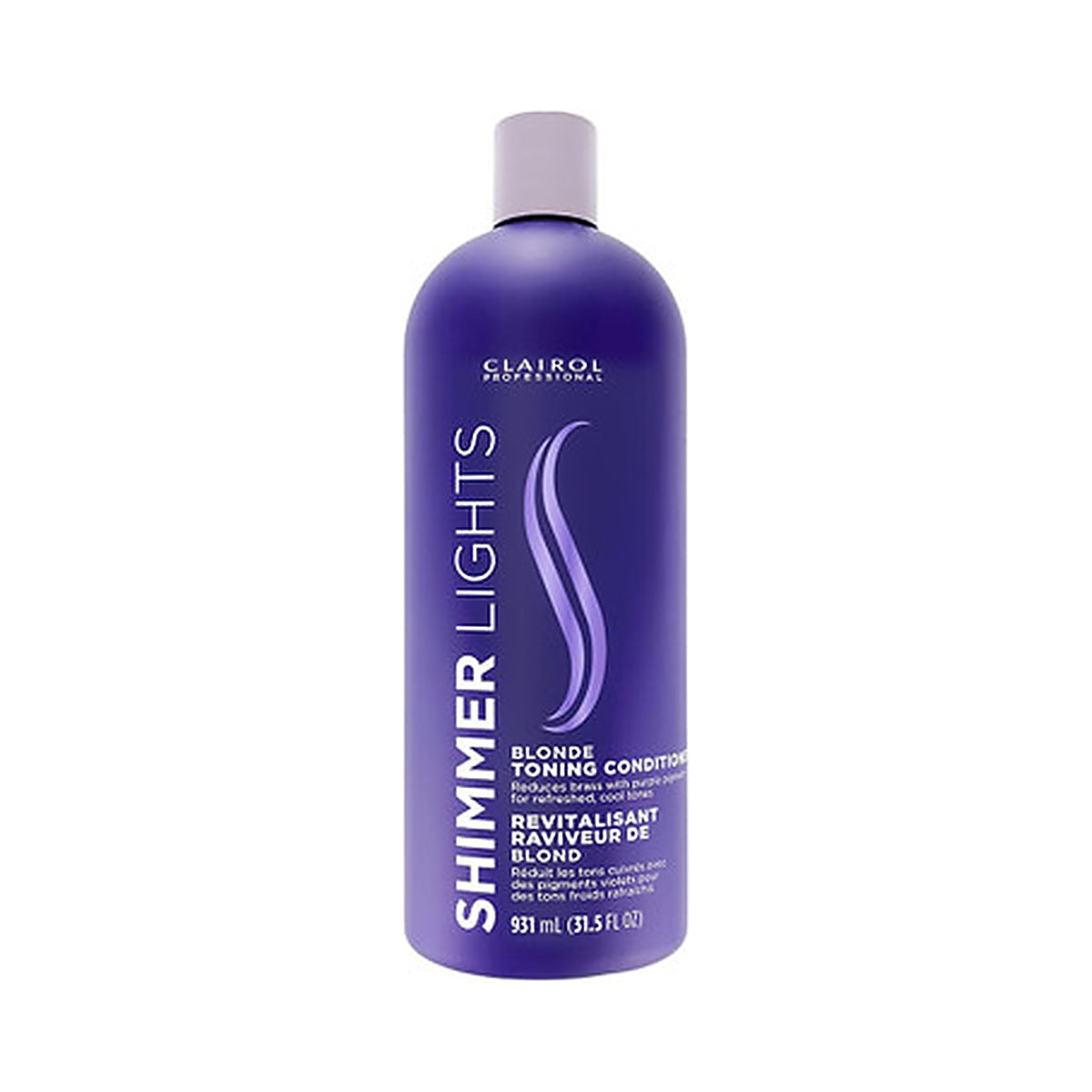 Clairol Shimmer Lights Blonde Toning Conditioner 31.5 Oz (Pack of 6)