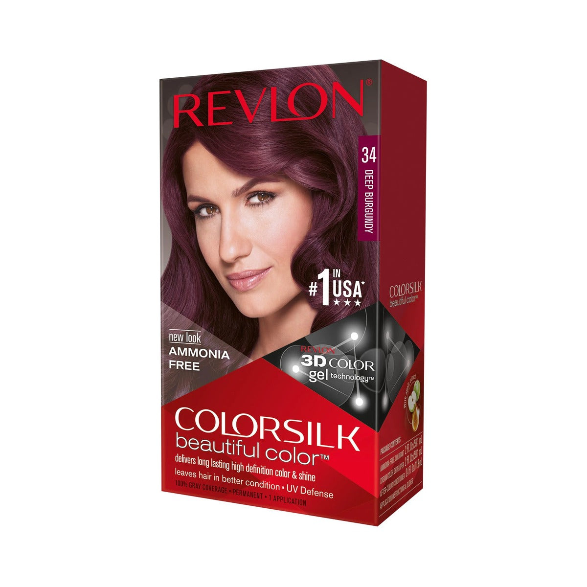Revlon Colorsilk Beautiful Color #34 Deep Burgundy 1 Application (Pack of 12) - view 2