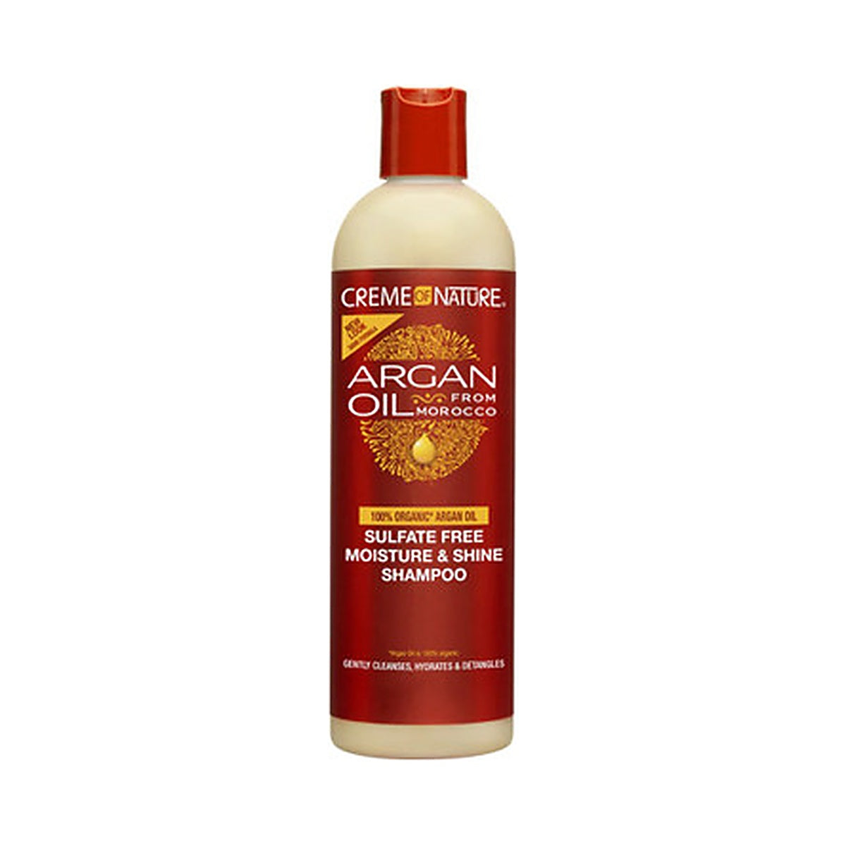 Creme of Nature Argan Oil Moisture Shine Shampoo 20 Oz (Pack of 12)