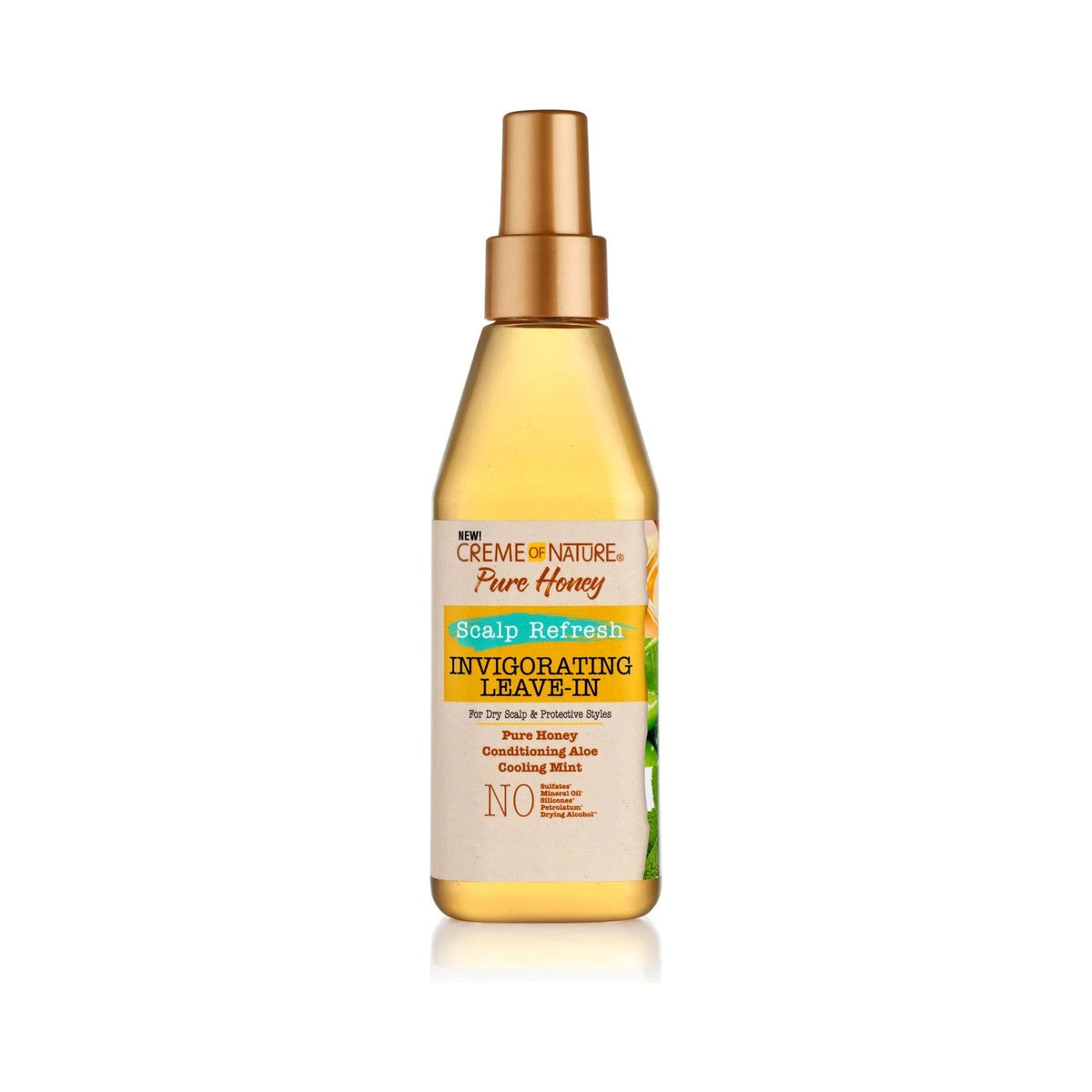 Creme of Nature Pure Honey Scalp Refresh Invigorating Leave-In Conditioner 8 Oz