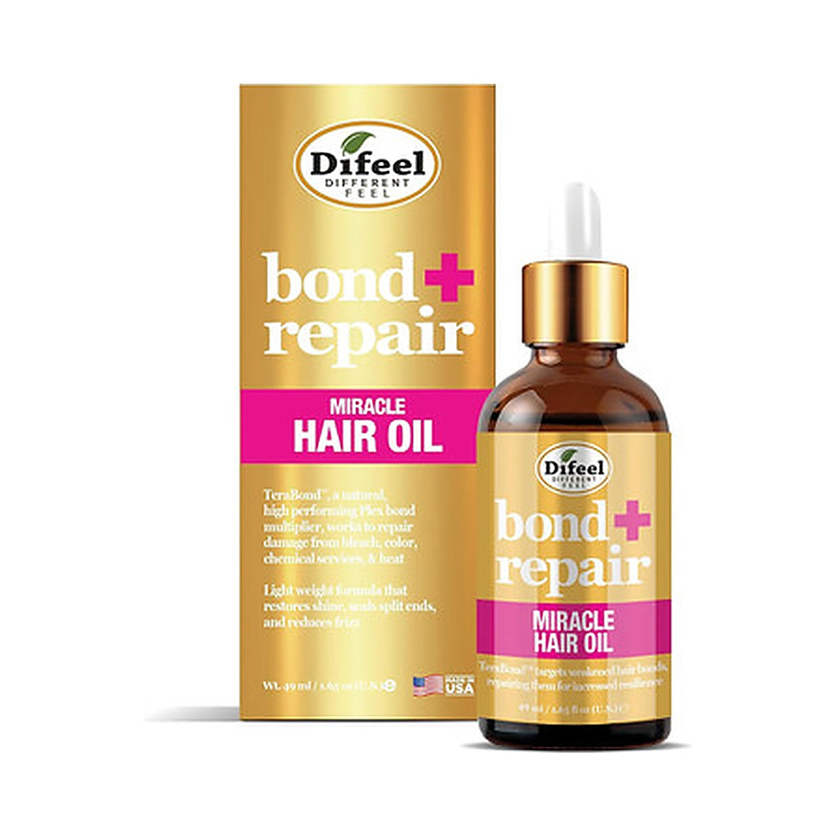 Difeel Bond+Repair Hair Oil 1.65 Oz (Pack of 24)