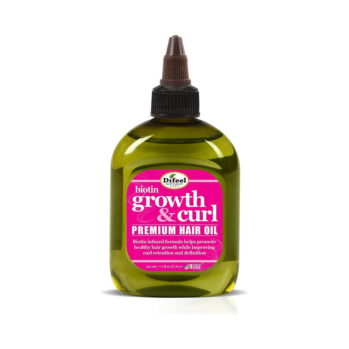 Difeel Biotin Growth & Curl Premium Hair Oil 2.5 Oz (Pack of 24)