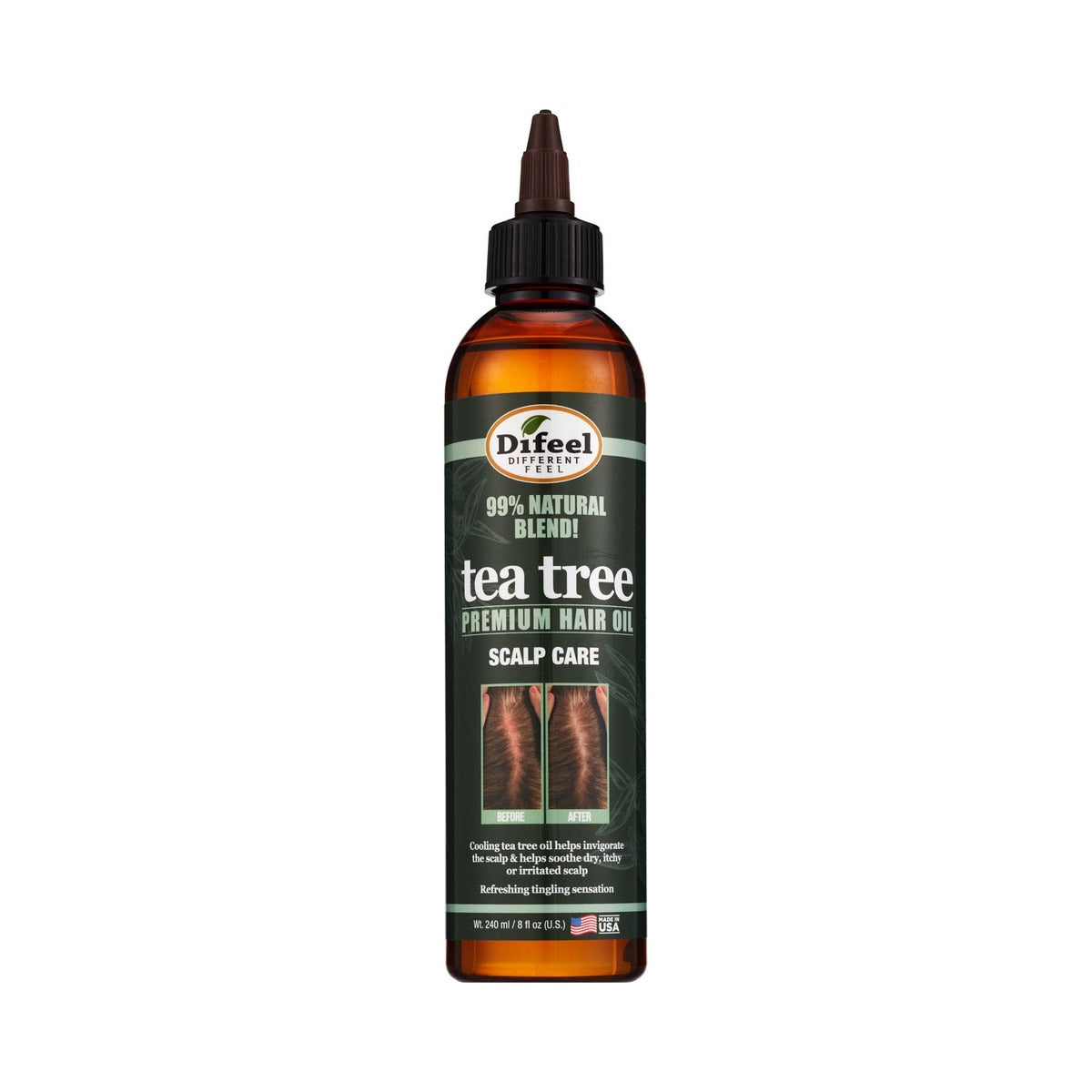 Difeel Scalp Care Tea Tree Oil 8 Oz (Pack of 24)