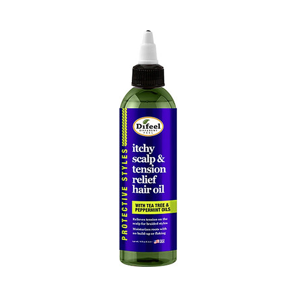 Difeel Peppermint Tea Tree Mint Hair Oil 2.5 Oz (Pack of 24)