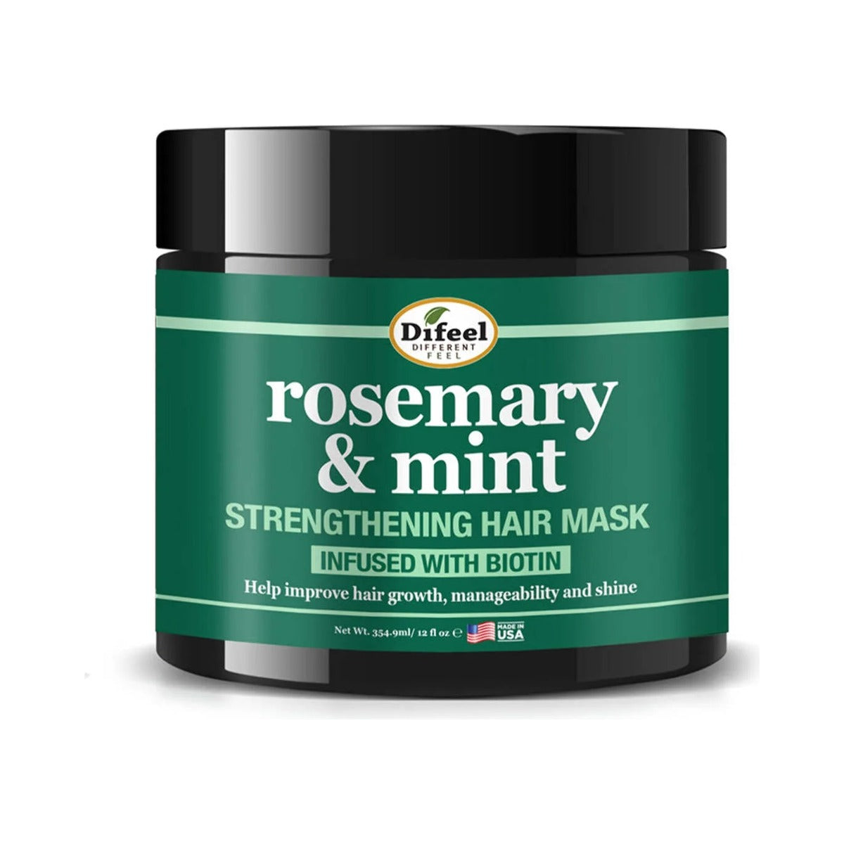 Difeel Rosemary Mint Strengthening Hair Mask 12 Oz (Pack of 24)