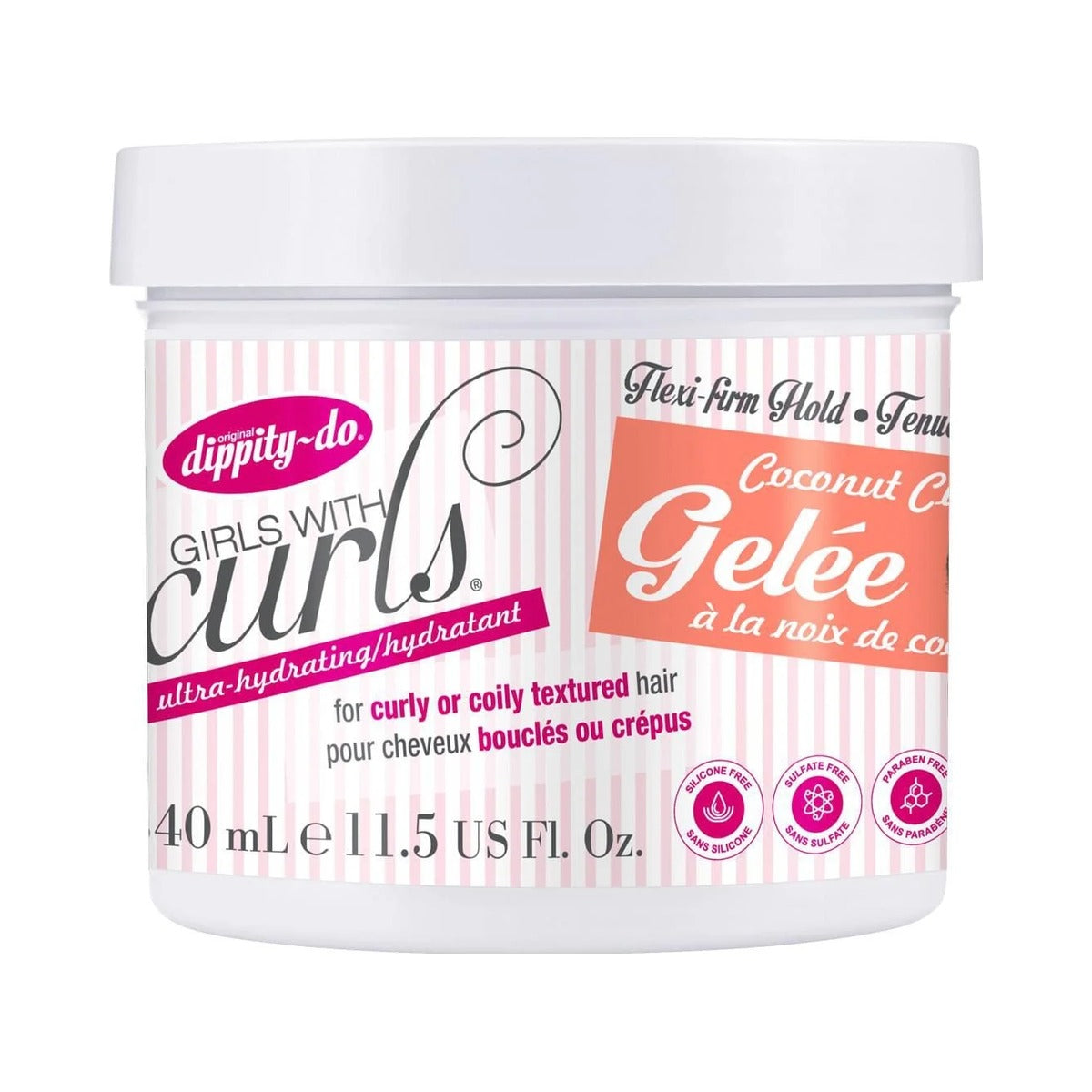 Dippity Do Girls With Curls Coconut Curl Gelee 11.5 Oz (Pack of 6)