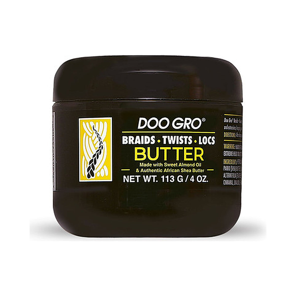 Doo Gro Braids Twists Locs Butter 4 Oz (Pack of 12)