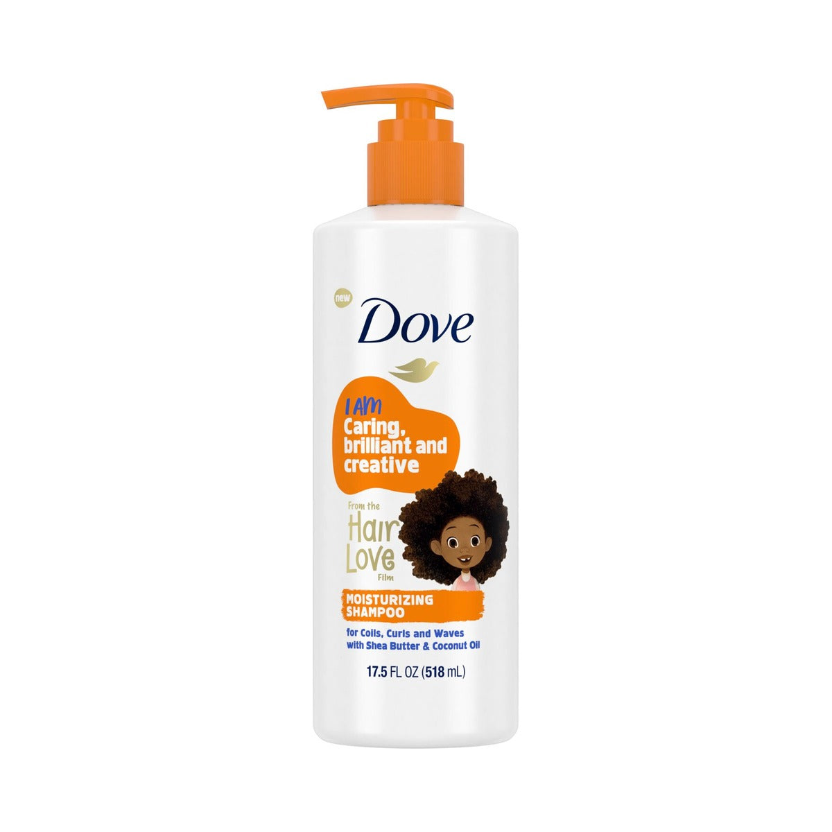 Dove Beauty Kids Hair Love Shampoo 17.5 Oz (Pack of 4)