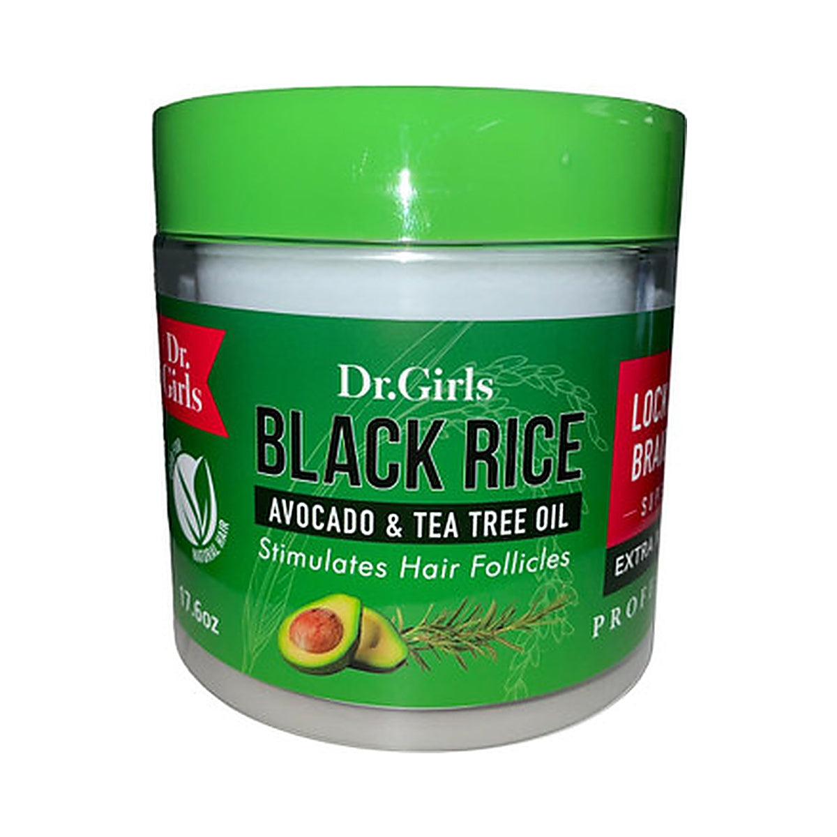 Dr. Girls Braid Gel Avocado 17.6 Oz (Pack of 24)